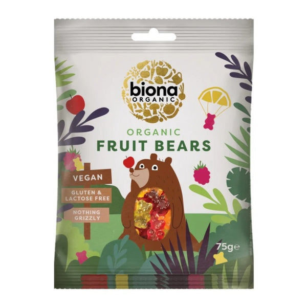 Biona Organic Mini Fruit Bears 75g (10pk)