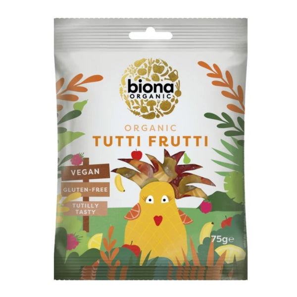 Biona Organic Tutti Frutti Gums 75g (10pk)