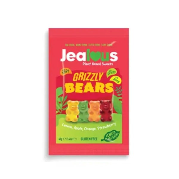 Jealous Sweets Grizzly Bears Impulse Bag 40g (10pk)