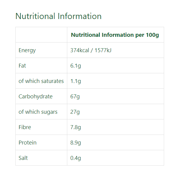 Just Wholefoods - Organic Flapjack Mix 270g