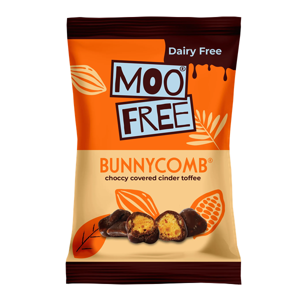 Moo Free Dairy-Free Bunnycomb Choccy Rocks 35g (16pk)