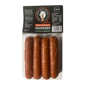 New Way Vegan Spicy Chickpea Sausages 250g