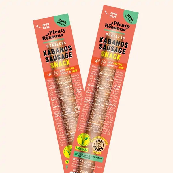 Plenty Reasons Kabanos Sausage Snack 35g (6pk)