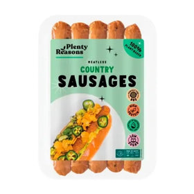 Plenty Reasons Meatless Country Sausages 250g - Summer Special