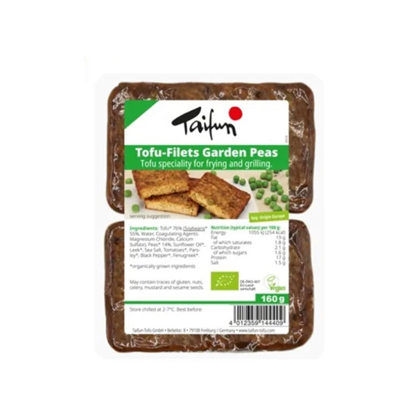 Taifun Organic Garden Peas Tofu Fillets 160g