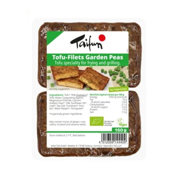 Taifun Organic Garden Peas Tofu Fillets 160g