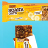 SOAK’d OATS Peanut Butter & Banana Gut Friendly Oat Bars 42g (16 pack)