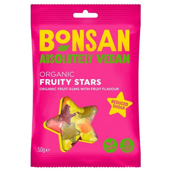 Bonsan Organic Fruity Stars 50g