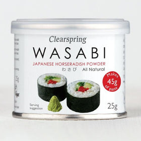 Clearspring Organic Wasabi - Japanese Horseradish Powder 25g